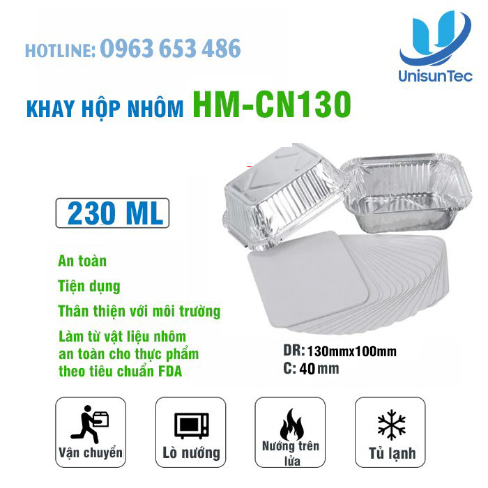 Hộp nhôm đựng thực phẩm